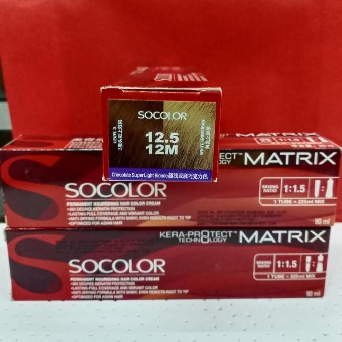 matrix socolor chocolate super light blonde 12.5/12M 90ml