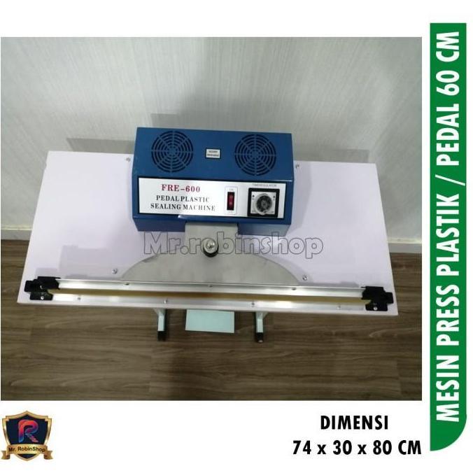 mesin press pres plastik injak / pedal Impulse Sealer 60cm / mesin se