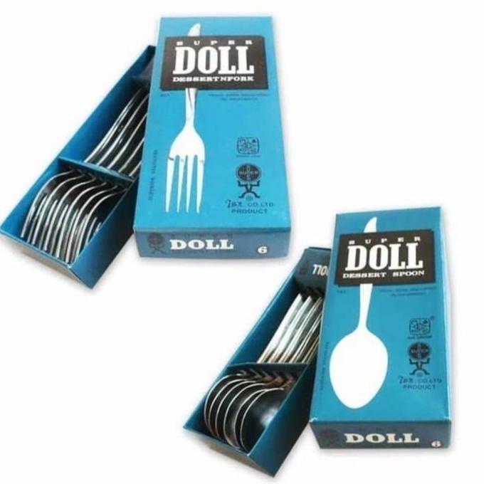 sendok garpu set Stainless Super Doll | Sendok garpu merk Doll