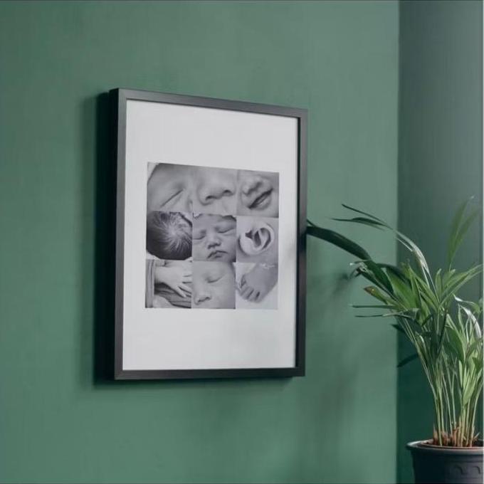 Baby 2D Newborn Frame | Bingkai Foto Biodata Bayi Newborn