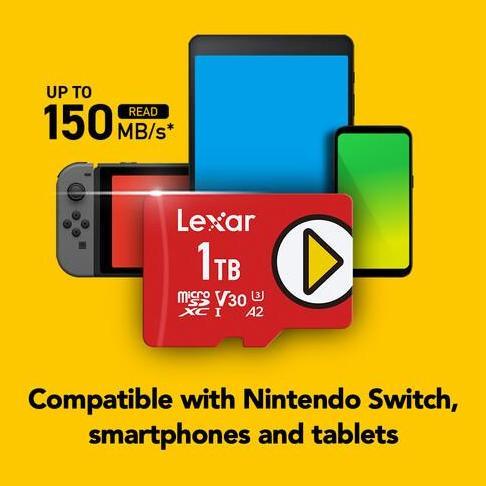 Lexar Play MicroSDXC UHS-I A2 1TB - micro SD 1 TB