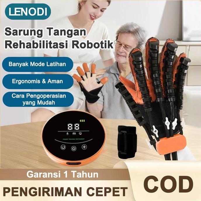 DENISTAND100 - BEST SELLERSMART GLOVE TERAPI STROKE - SARUNG TANGAN ELEKTRIK UNTUK PEMULIHAN OTOT TA