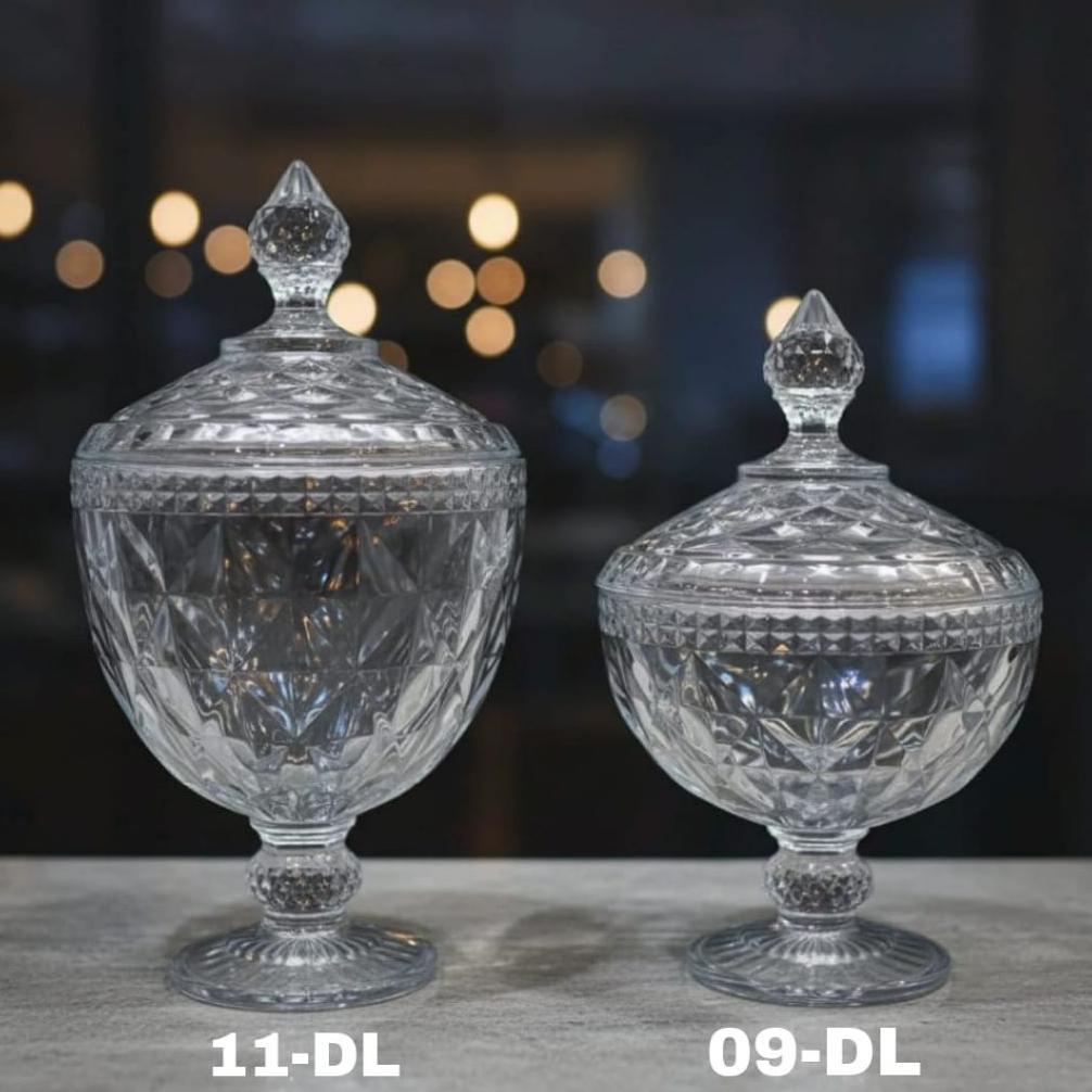 Toples Kaca Kristal Besar /Toples Permen/ Candy Jar