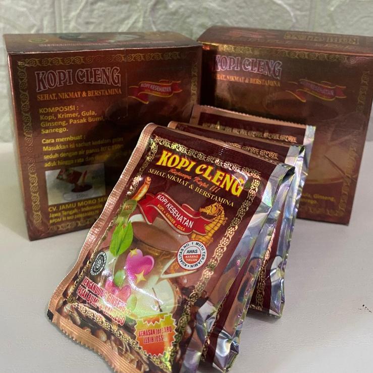 10 Sachet Kopi Cleng Original - Membantu Meningkatkan Stamina