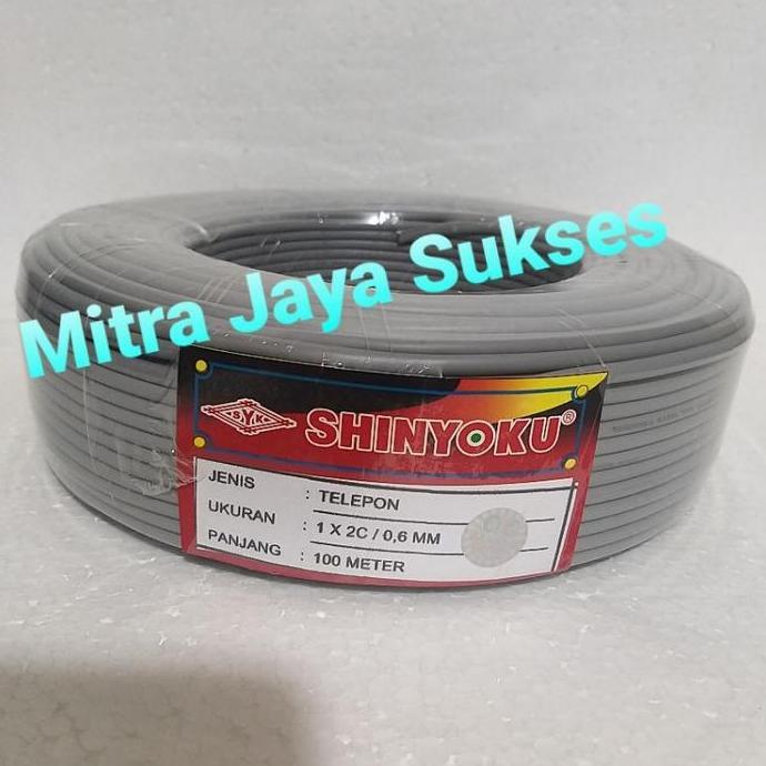 Denki- Kabel Telepon Shinyoku Kabel Tweeter Walet 1 Roll 100 Meter