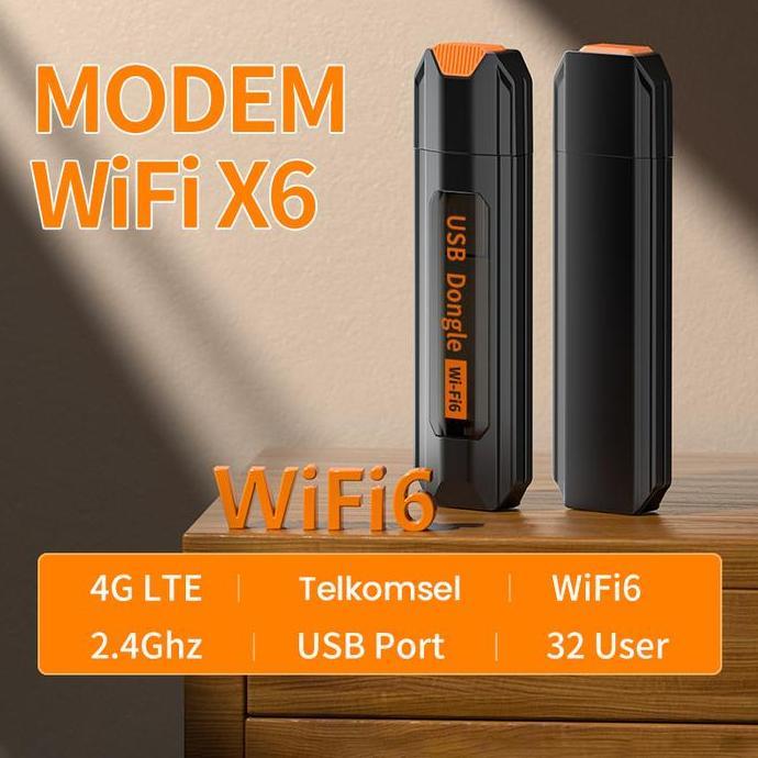 TATASTRATA31 - BONUS 12GB X6 USB MODEM WIFI SIM CARD 286 MBPS 4G LTE PORTABLE KHUSUS TELKOMSEL USB M