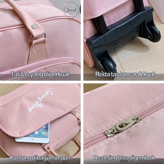 Ryokoo- Tas Travel Trolley / Tas Penyimpanan Kapasitas Besar / Tas Perjalanan / Tas Travelling / Tra