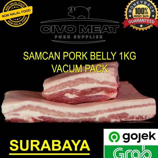 Daging Babi Samcan / Pork Belly 1kg