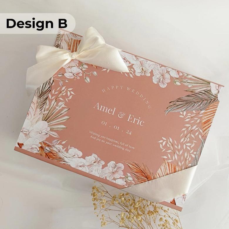 Hampers Handuk Couple Pasangan Gift Set Box Handuk Hampers Wedding Pernikahan Wedding Gift