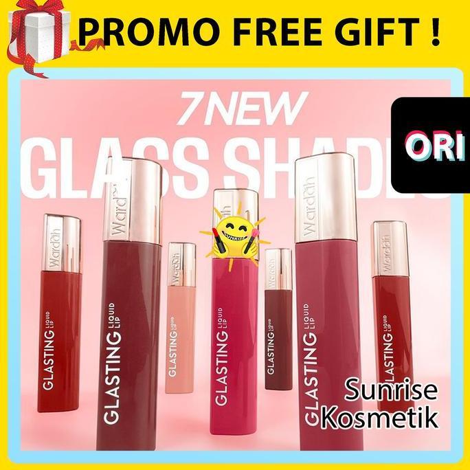 Lipstudio- Wardah Glasting Liquid Lipstick Lipstik Ringan, Tidak Lengket, Transferproof Glazed Gloss
