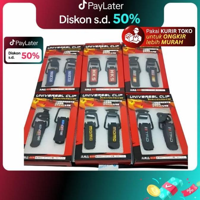 NARDJIOSO Klip Bemper Besar dan Kecil Clip Bumper Mobil Motor Pick Up Truk Car