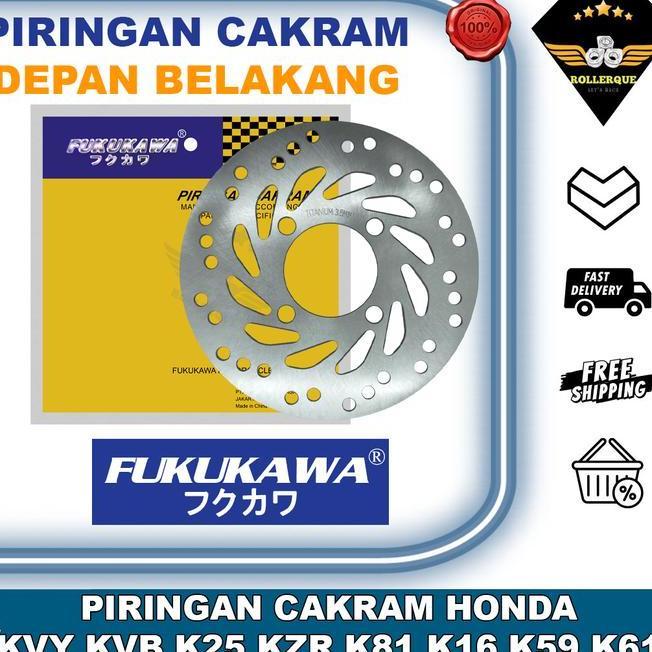 Piringan Cakram Disc Brake Honda Beat Vario Scoopy Genio Deluxe Spacy 110125150160Cbs Fukukawa