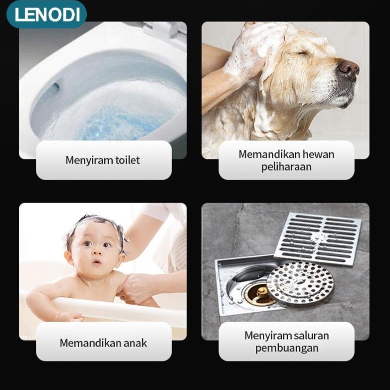 Lenodi  Shower Kamar Mandi Panas Dingin /  Led-Shower-Shower Set/4 Fungsi Kran Panas Dingin/Sower Se