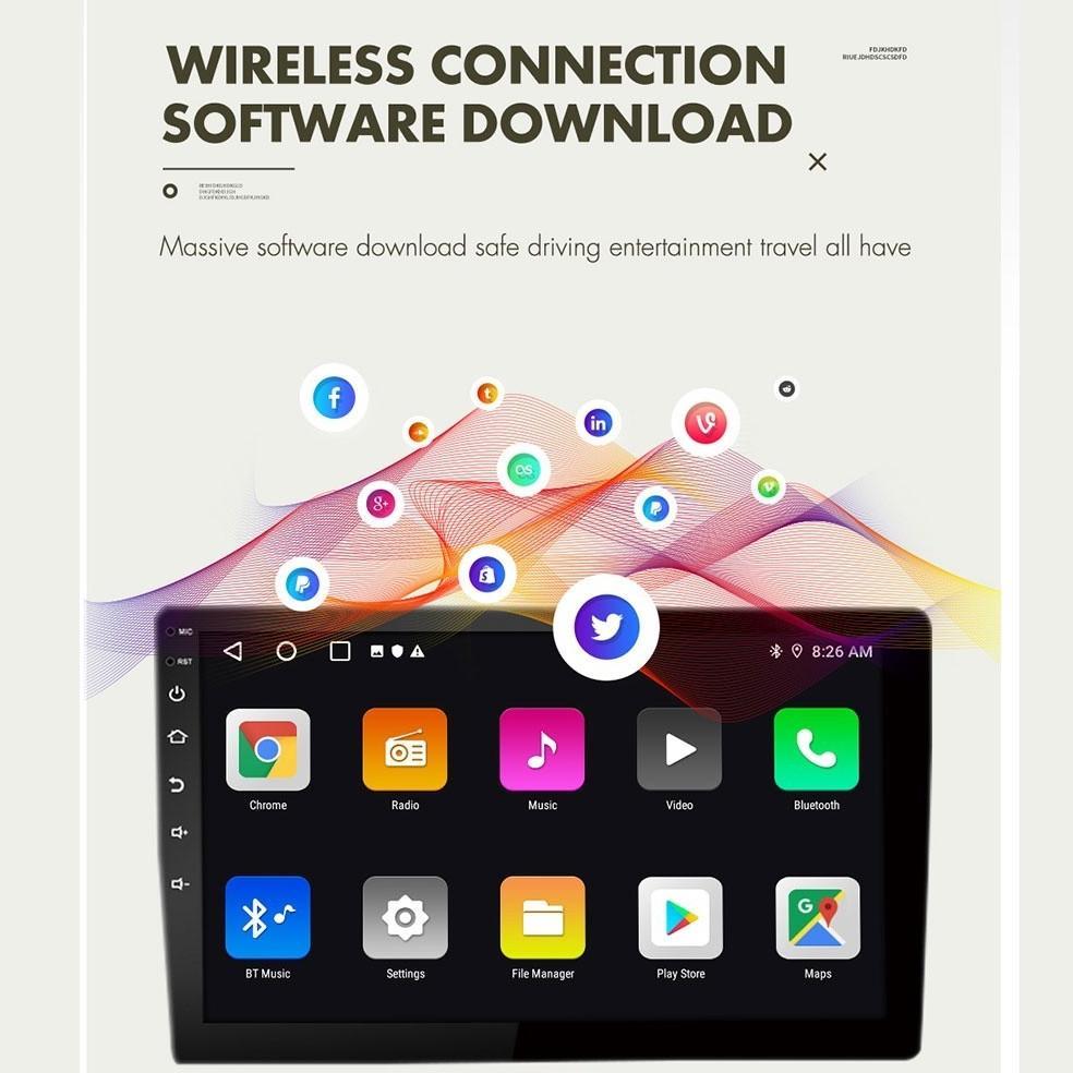 2026 Newest Android Player "9"10 Inch (8Gb Ram +128Gb Rom) With Cooling System Multimedia Mp5 Player