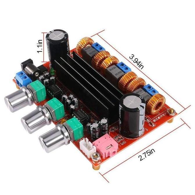 HAYVEZZA Ic Ori Versi 1 32 Pin Tpa3116d2 2.1 Power Amplifier Class d Mh-139 2x50w 1x100w Kit Subwoof