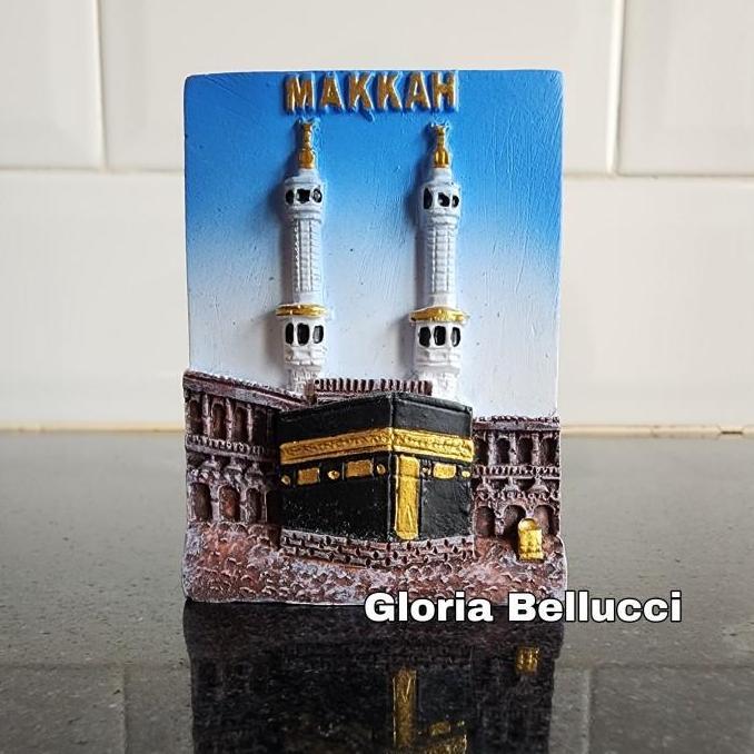 SOUVENIR MAGNET KULKAS NEGARA ARAB SAUDI MEKKAH MAKKAH KABAH