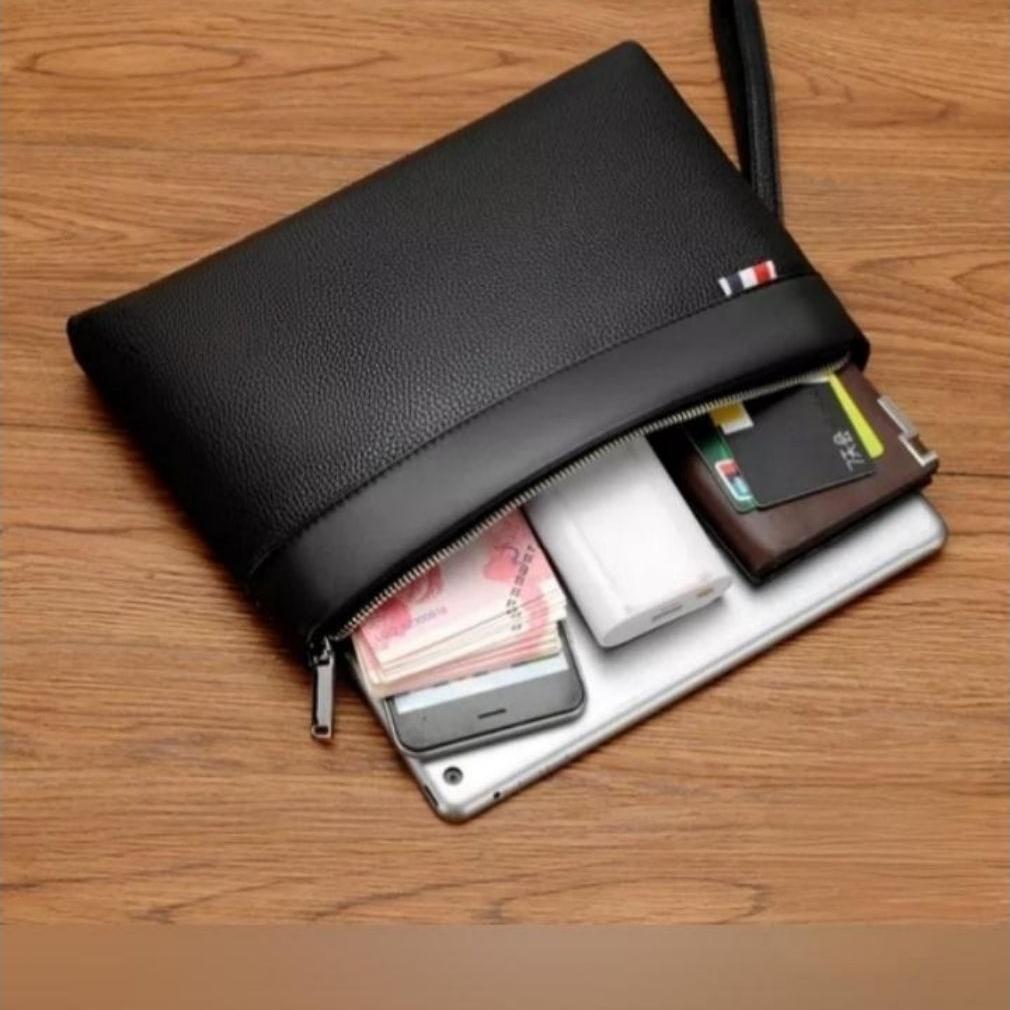 NEW PROMO RyT.Shoop/Hanbag PU Leather Pocket Premium/Clutch bag Tas tangan Pria&Wanita