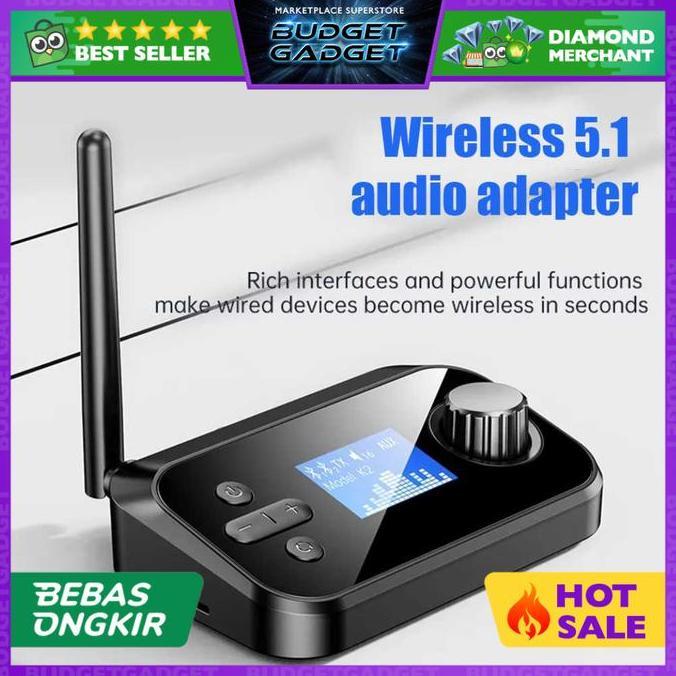 Vikefon 2In1 Audio Bluetooth 5.1 Receiver Transmitter Wireless 10M