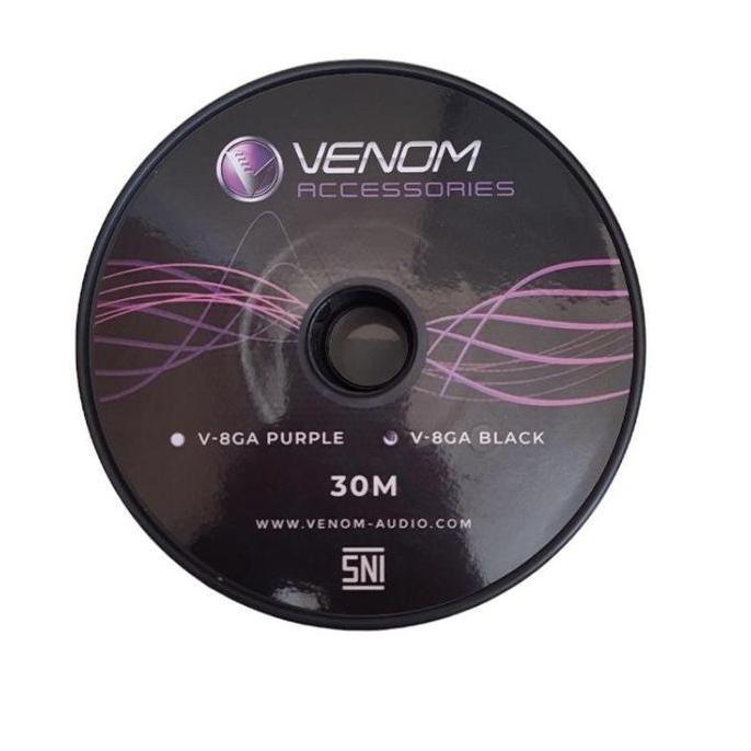 Kabel Venom 8Awg/Kabel 8 Awg Venom/Kabel Audio 8Awg Hitam