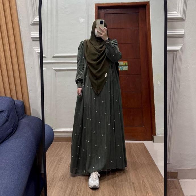 Wxwxw- Lovely Dress Gamis Rayon Viscose Busui Friendly
