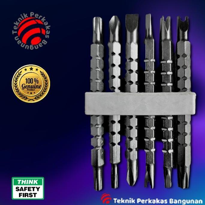 Household - Obeng Crv Cebol Rachet Serbaguna 13 In 1 Dua Arah Multifungsi Obeng Bolak Obeng  Kembang