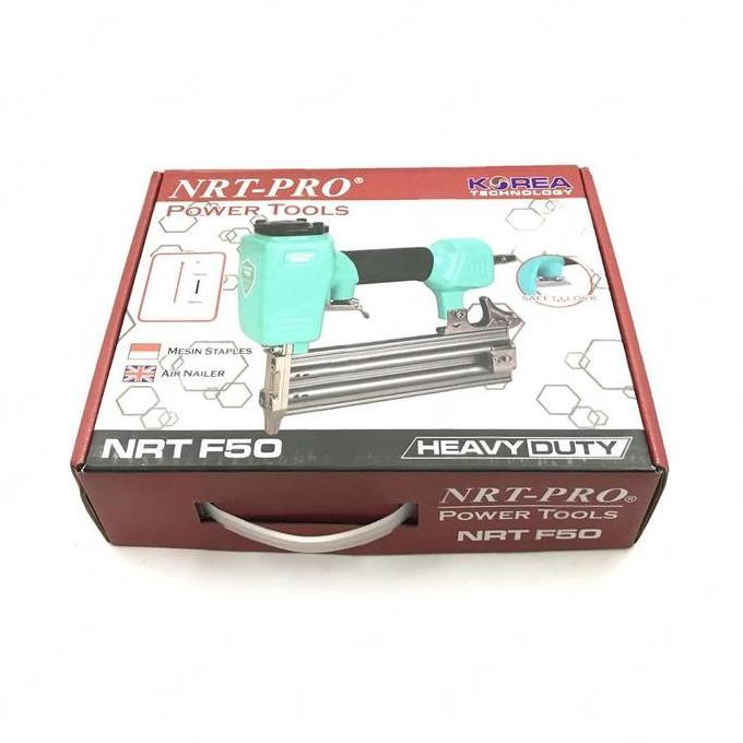Household - Nrt-Pro F50 Mesin Paku Tembak Angin F50 Air Nailer Stapler Nrt Pro 5057 Hd