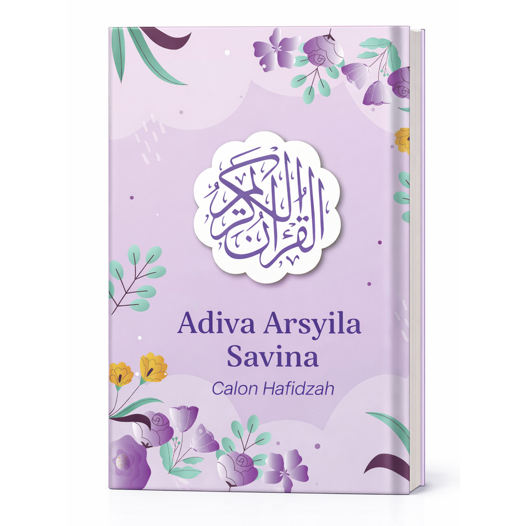 Custom Nama Quran Gambar Premium Alquran A5 A6 Perkata Blok Warna Latin