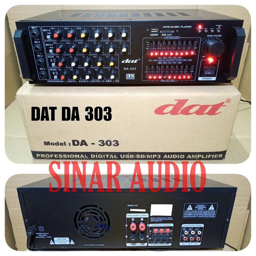 Amplifier Power Mixer Karaoke Dat Da 303 Bluetooth Da303 Da 303 Dat303 Da303 Original