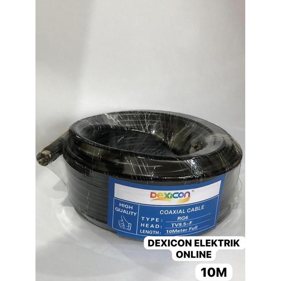 Akusesari- Kabel Antena Rg6 / Merk Dexicon/ 10 Meter 15 Meter 20 Meter