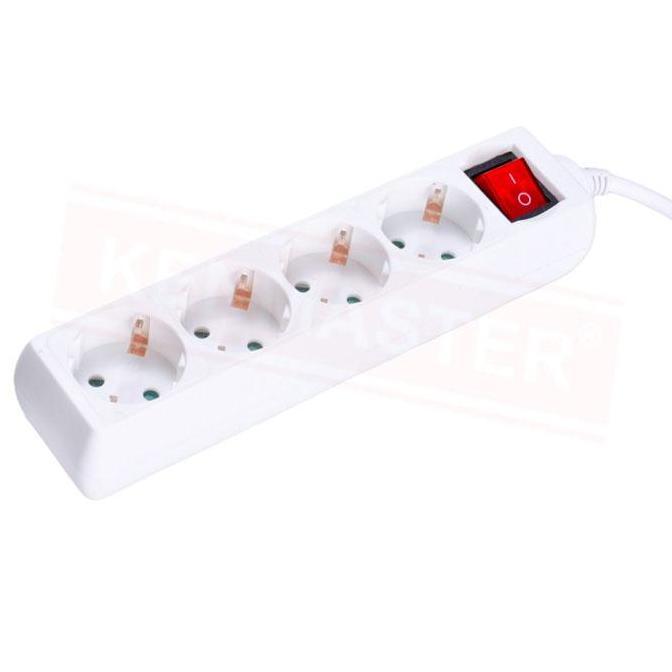 Kenmaster F1 Stop Kontak 4 Lubang Switch