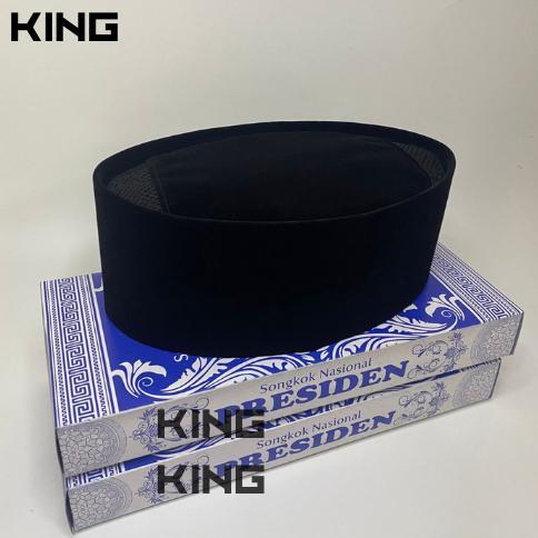 TERBARU Peci Songkok Ac Hitam Polos Bludru Halus songkok nasional