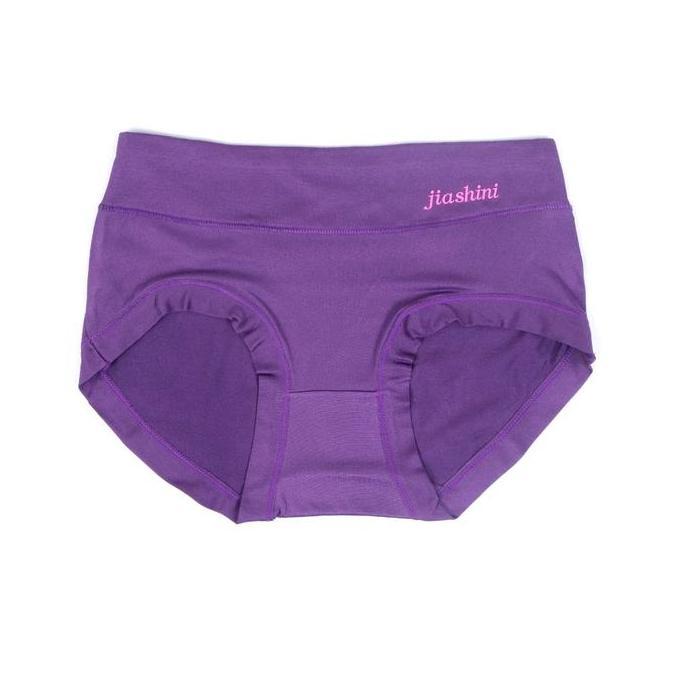 12pc,6pc ,3pc- celana dalam wanita jiashini super soft bahan cotton spandex lembut halus adem nyaman