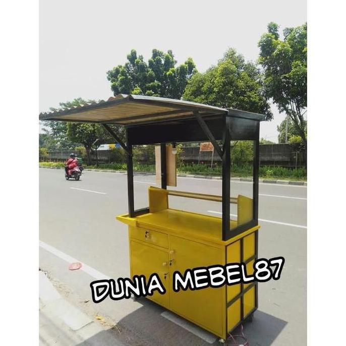 Terlaris Gerobak Kayu Jati Belanda Murah Gerobak Jualan Booth Kekinian