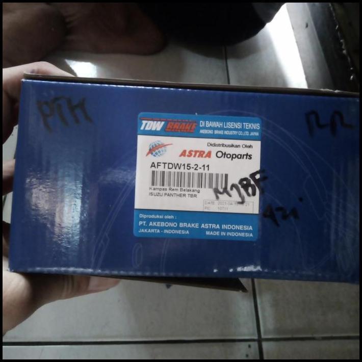 BEST DEAL BRAKE SHOE / KAMPAS REM BELAKANG ASPIRA TDW UNTUK MOBIL: PANTHER 