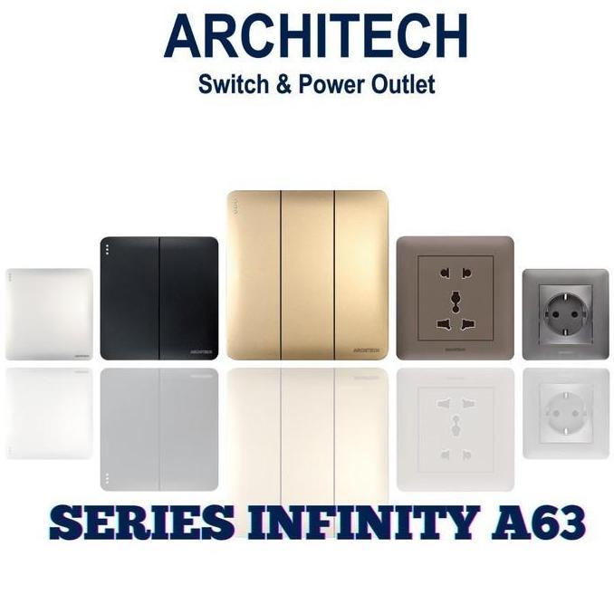 SAKLAR GOLD / SAKLAR ARCHITECH INFINITY / SAKLAR LAMPU / SAKLAR EMAS