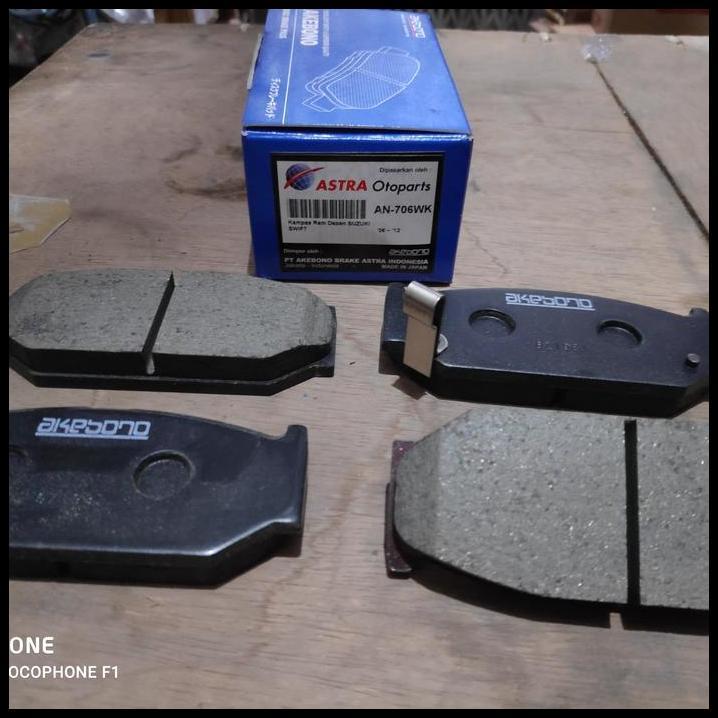 TERBARU AKEBONO KAMPAS REM DEPAN SWIFT BRAKE PAD 