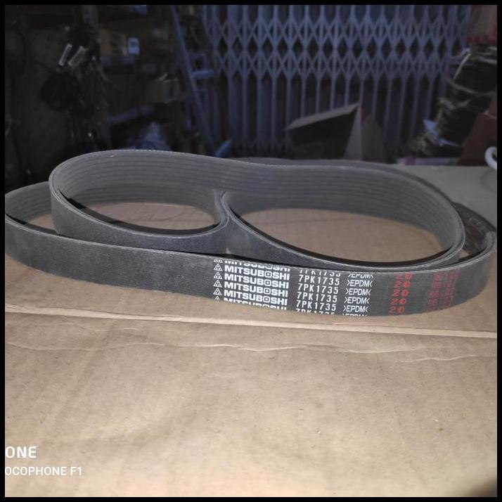 HOT DEAL MITSUBOSHI FAN BELT 7PK1735 EPDM TALI KIPAS FANBELT 7PK 1735 