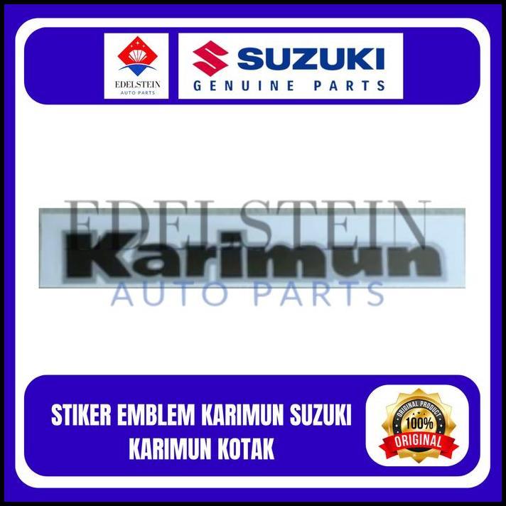 TERBARU STICKER STIKER EMBLEM KARIMUN SUZUKI KARIMUN KOTAK 