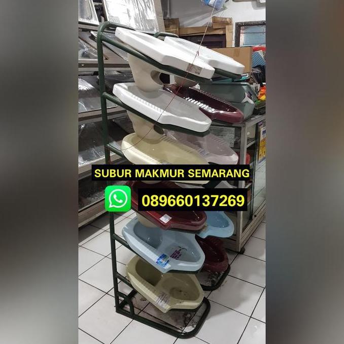 Terlaris Rak Display Closet Jongkok Irit Tempat Minimalis Modern