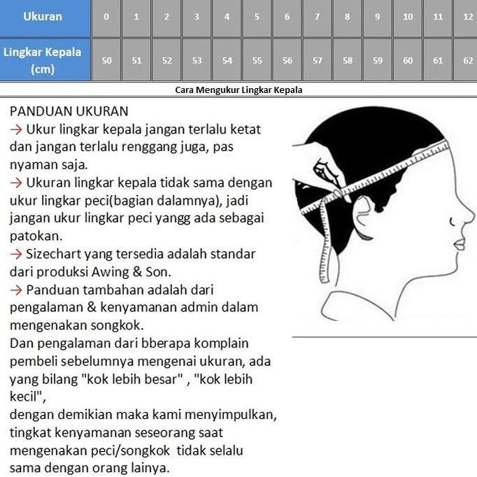 GROSIR PECI SONGKOK HITAM AWING AC isi (10 PSC) Kopiah