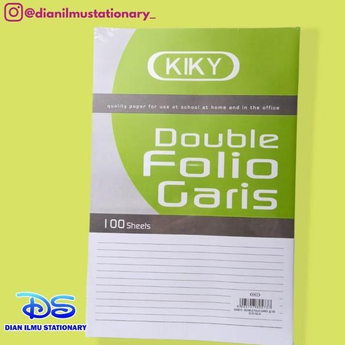 Double Folio Kiky Bergaris 100 lembar Kiky