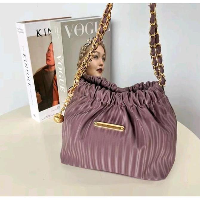 Tas Bahu Kerut Wanita Terbaru Bahan Nylon - Tas Selempang kerut Wanita Sunny Bags