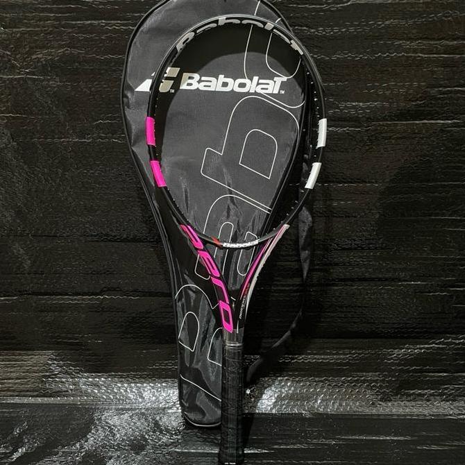 Raket Tenis Babolat Premium Aero Pro Drive Pink + Senar ( Sudah Terpasang ) Gratis Tas