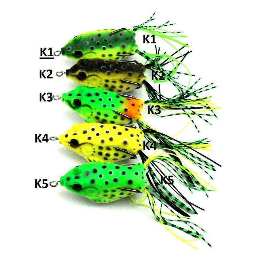 Soft Lure Frog Umpan pancing kodok frog gabus Soft Lure minnow Gabus
