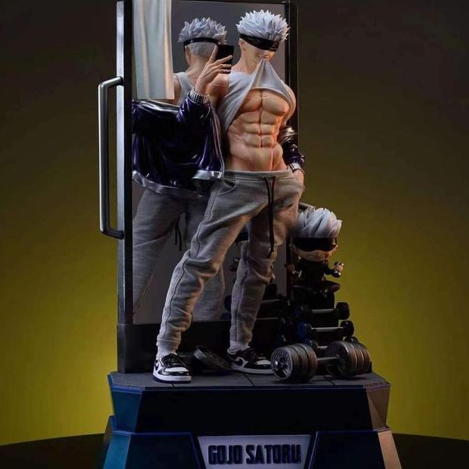READY Dtalon Studio Gym Gojo Satoru JUJUTSU KAISEN FIGURE STATUE GK