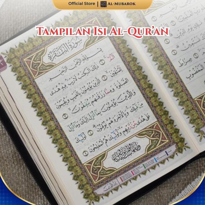 Al Quran Al Mitsaq A6 Kufi Resleting Alquran Tilawah Custom Nama Non Terjemah TajwidWarnaWarni AS