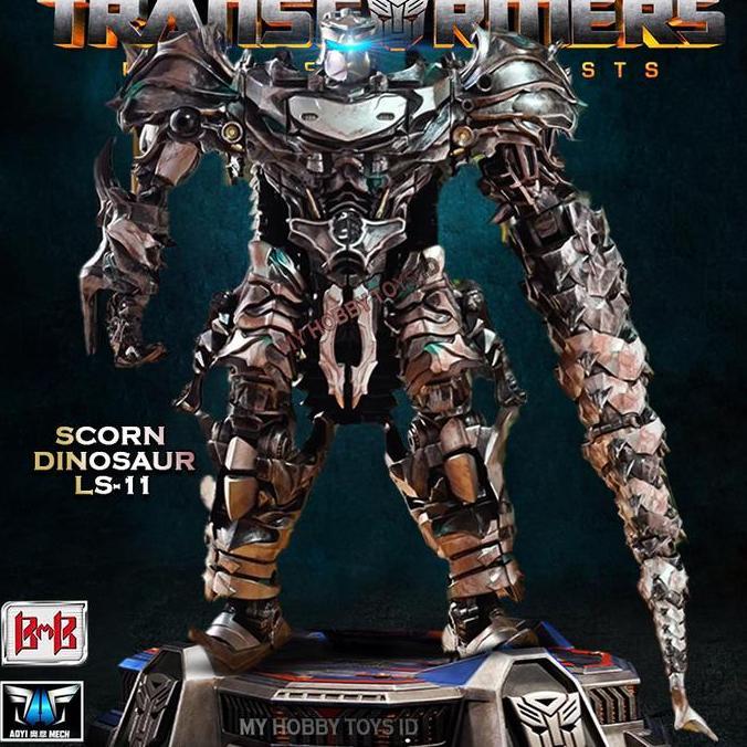 READY Mainan Action Figure Robot Transformers BMB LS11 AM01 Scorn Dinosaurus