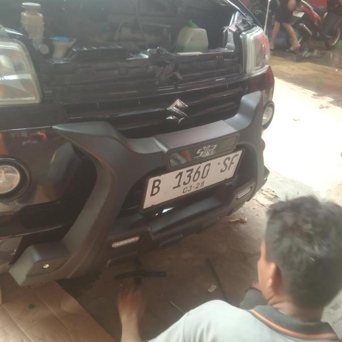 Tanduk Depan Bumper Guard Depan Mobil Apv / Arena Model Luxury X Terbatas