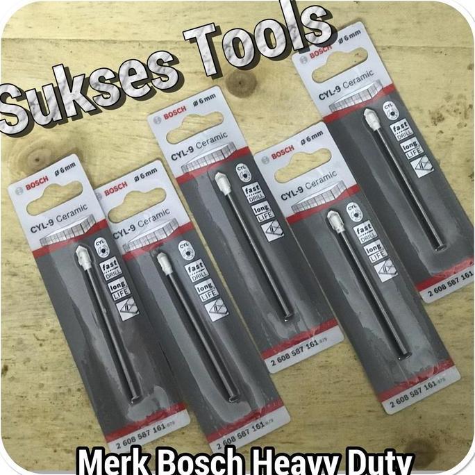 Soon- Mata Bor Tombak Bosch Uk. 6 Mm ( Mata Bor Kaca, Keramik, Granit )