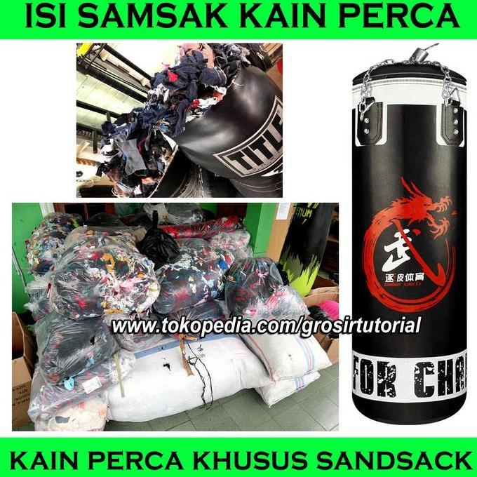 Selfdefense- Isi Samsak Kain Perca Majun, Kain Perca Isi Samsak Majun, Bahan Sansak